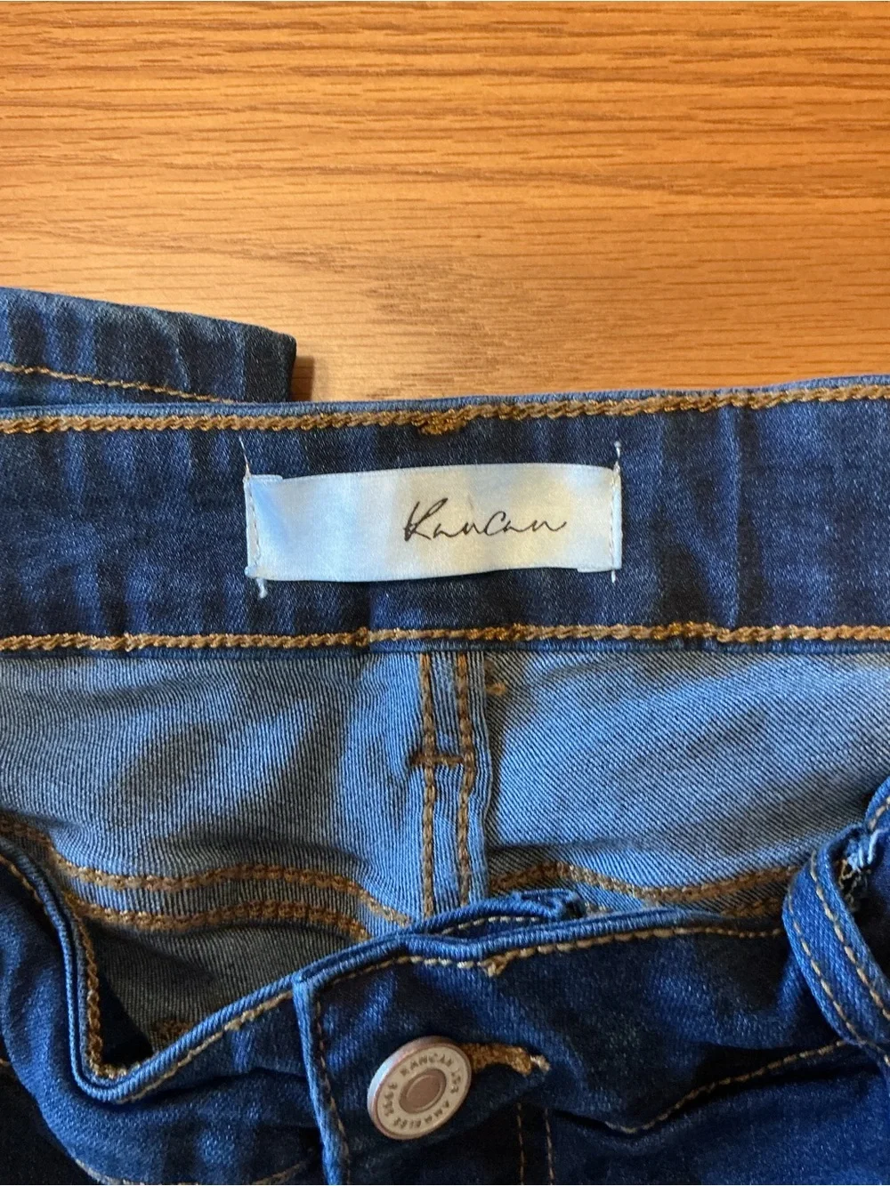 KanCan Dark Blue High-Rise Skinny Jeans